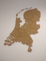 Prikbord landkaart Nederland