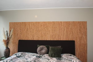 Kurkwand - 3d panelen - kurkstroken