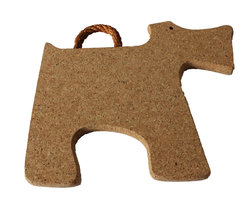 Kurken pannenonderzetter hond