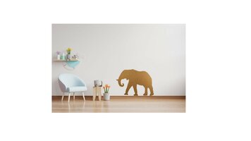 muurdecoratie kinderkamer - jungle olifant
