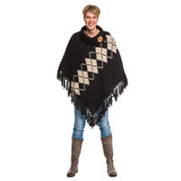 Poncho Zwart met Camel